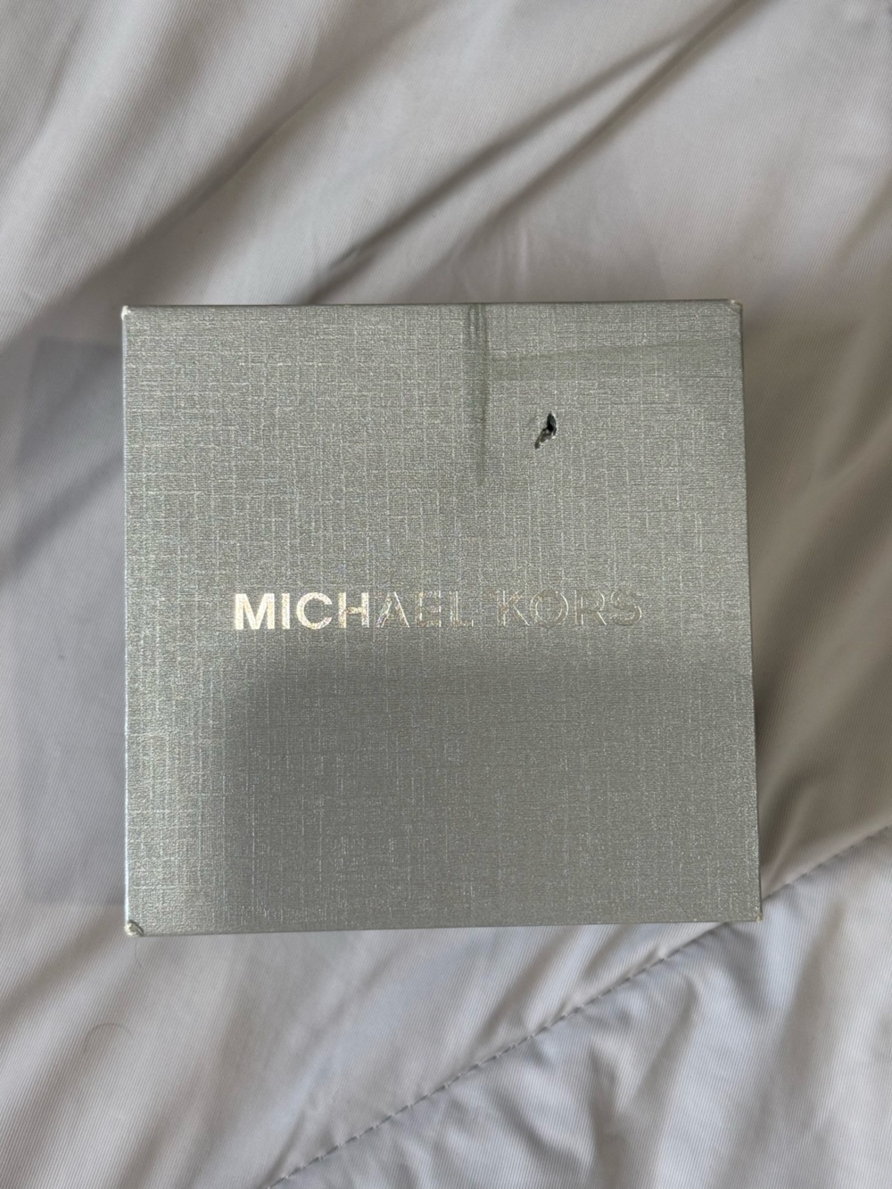 Michael Kors Rose Gold Pavé Logo and Polished Disc Necklace - Picture 3 of 3